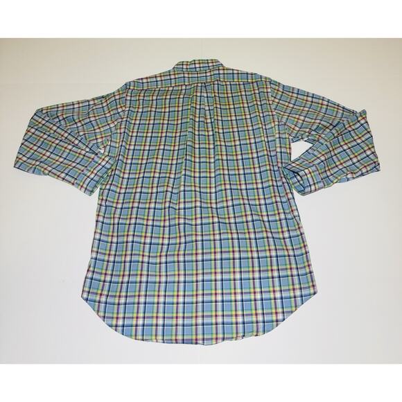 Ralph Lauren Classic Fit Button Down Shirt Men’s Medium Multi Color Plaid - Picture 9 of 9